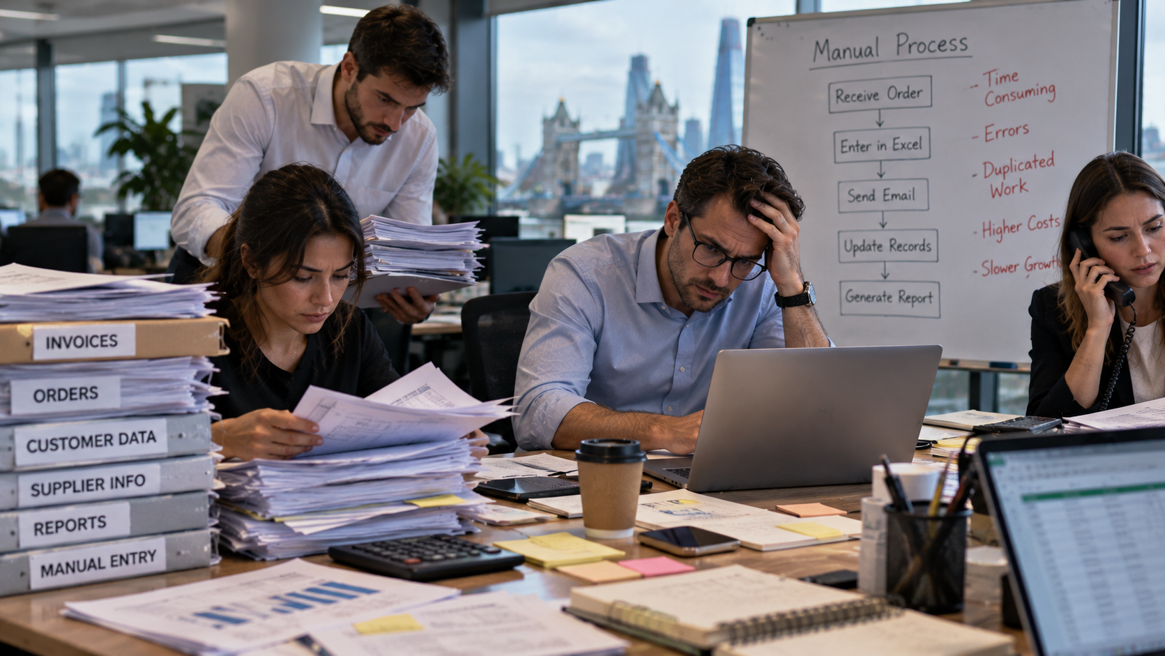 The Hidden Cost of Manual Business Processes in Growing UK Companies